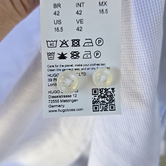 Boss Hugo Boss Slim Fit Performance Light Blue Dress Shirt - Picture 12 of 13